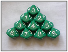 Great Extensions - Extra Jumbo 0-9 Dice